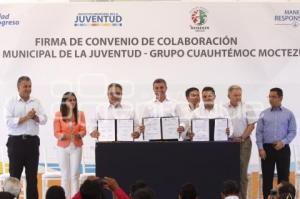 CONVENIO IMJ Y CUAUHTÉMOC MOCTEZUMA