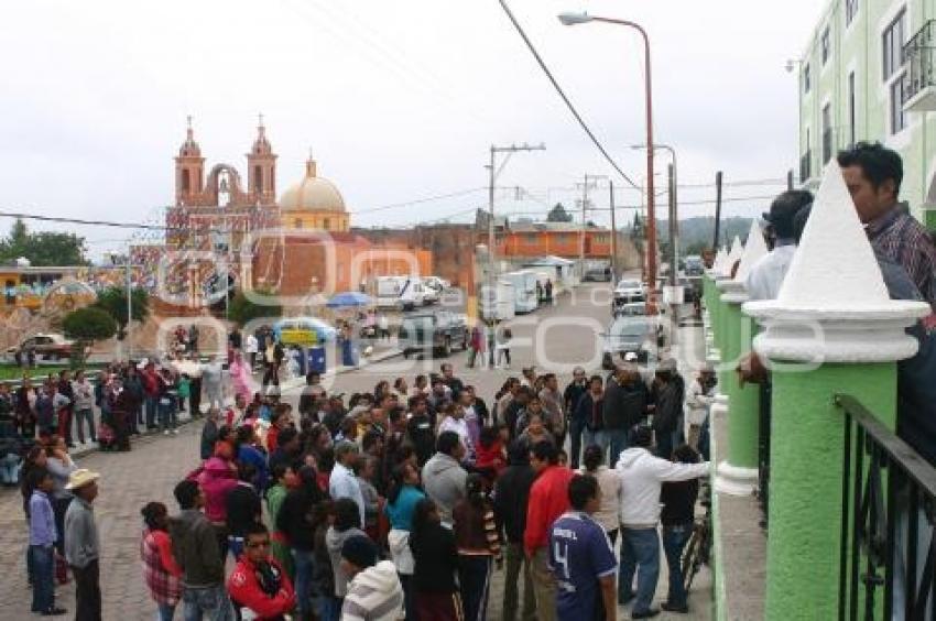 MANIFIESTAN CONTRA TRANSPORTE SANTA RITA