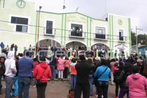 MANIFIESTAN CONTRA TRANSPORTE SANTA RITA