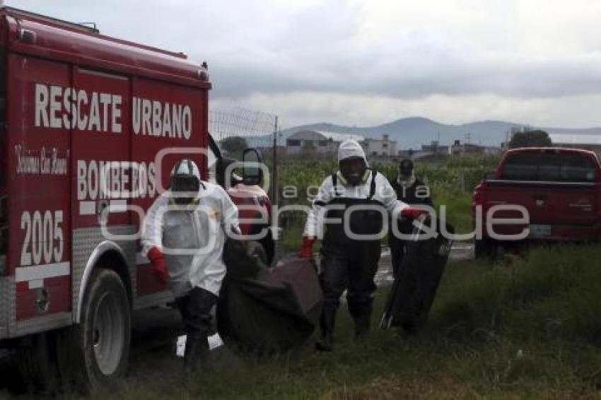 CADÁVER MUJER EN POZO