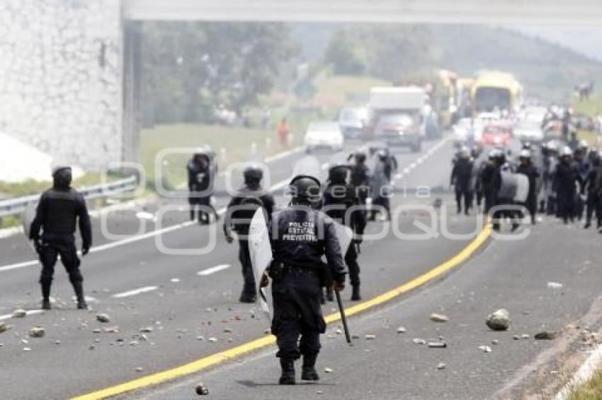 ENFRENTAMIENTO AUTOPISTA PUEBLA-ATLIXCO