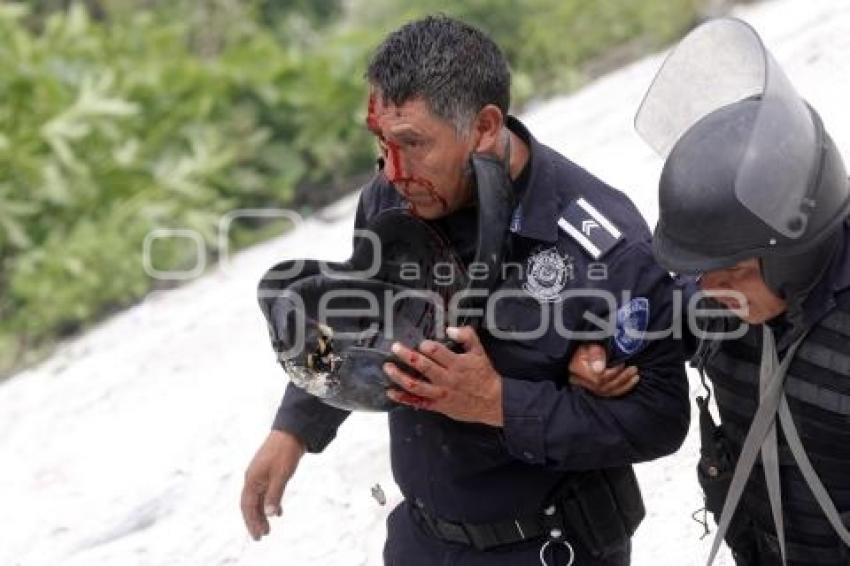 ENFRENTAMIENTO AUTOPISTA PUEBLA-ATLIXCO