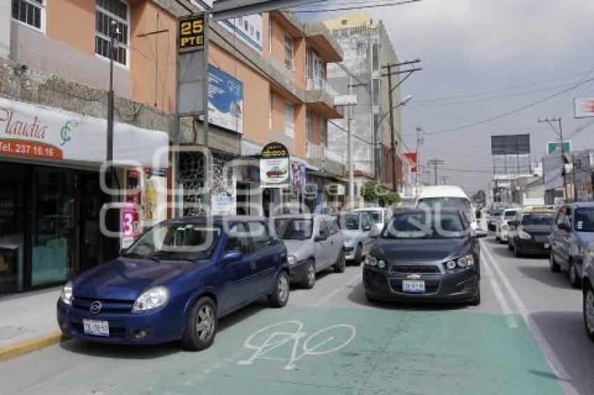 CICLOVÍA 25 PONIENTE-ORIENTE