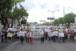 MANIFESTACIÓN HOMICIDIO . TEHUACÁN