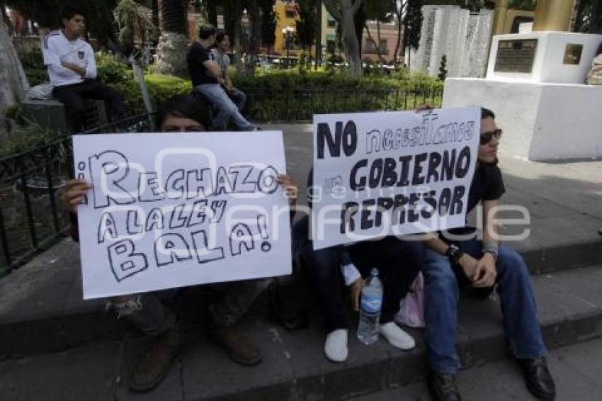 MANIFESTACIÓN CONTRA LEY BALA