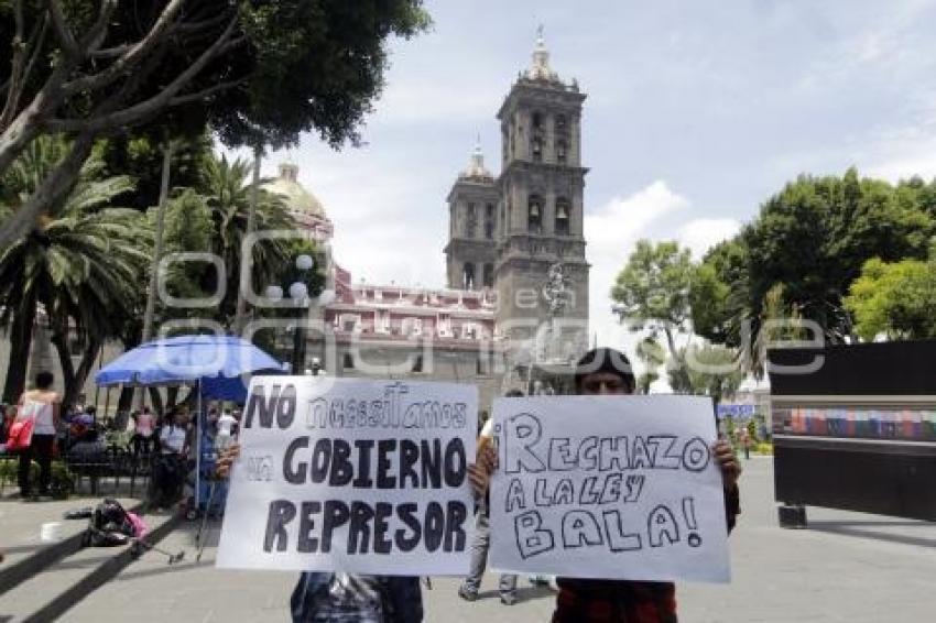 MANIFESTACIÓN CONTRA LEY BALA