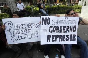 MANIFESTACIÓN CONTRA LEY BALA