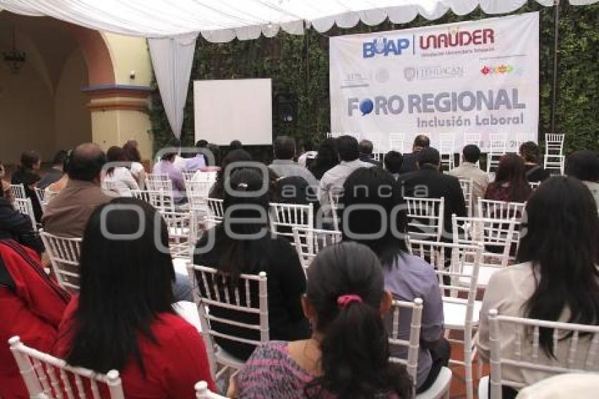 FORO REGIONAL INCLUSIÓN LABORAL