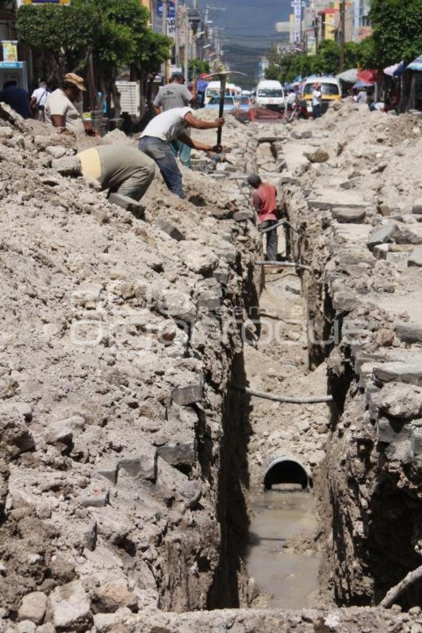 TEHUACÁN . MANTENIMIENTO TUBERÍAS