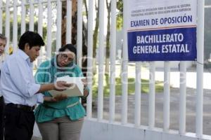 EXAMEN DE OPOSICIÓN . BACHILLERATO