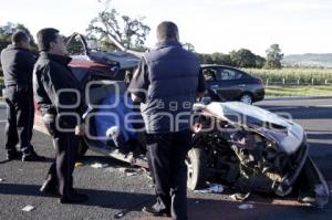 ACCIDENTE EN LA AMOZOC PEROTE