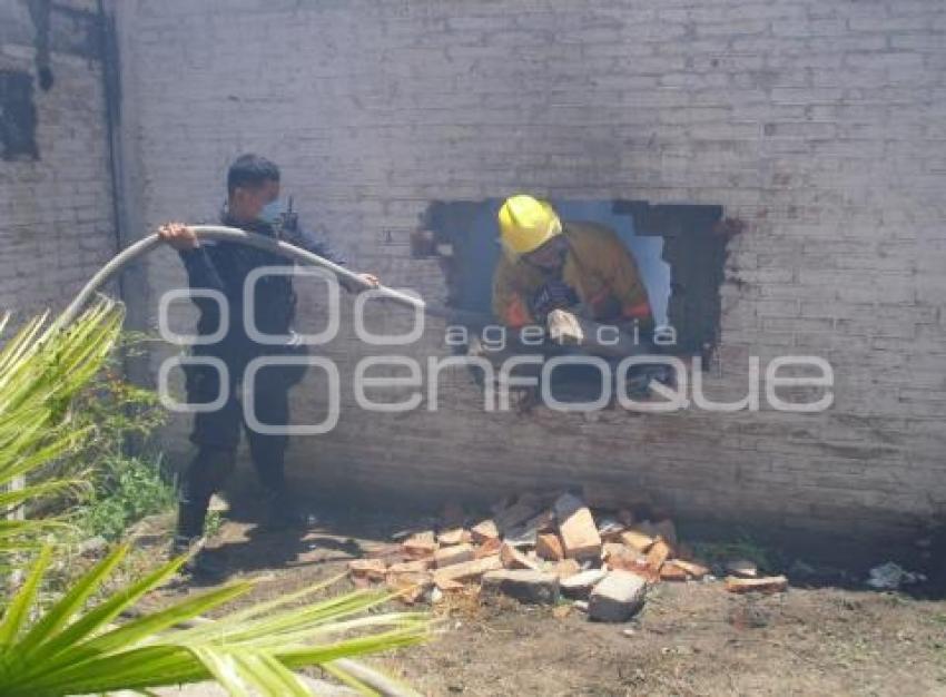 INCENDIO DE BODEGA . TEHUACÁN