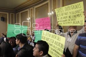 MANIFESTACIÓN AGUA . CONGRESO