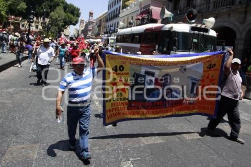 MANIFESTACIÓN 28 DE OCTUBRE