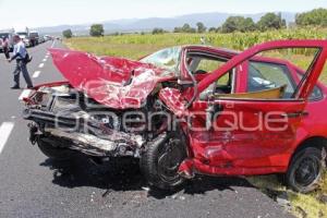 MUERTO ACCIDENTE. TEHUACÁN