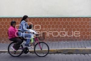 CICLISTAS . CHOLULA