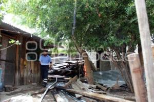 INCENDIO CASA . TEHUACÁN