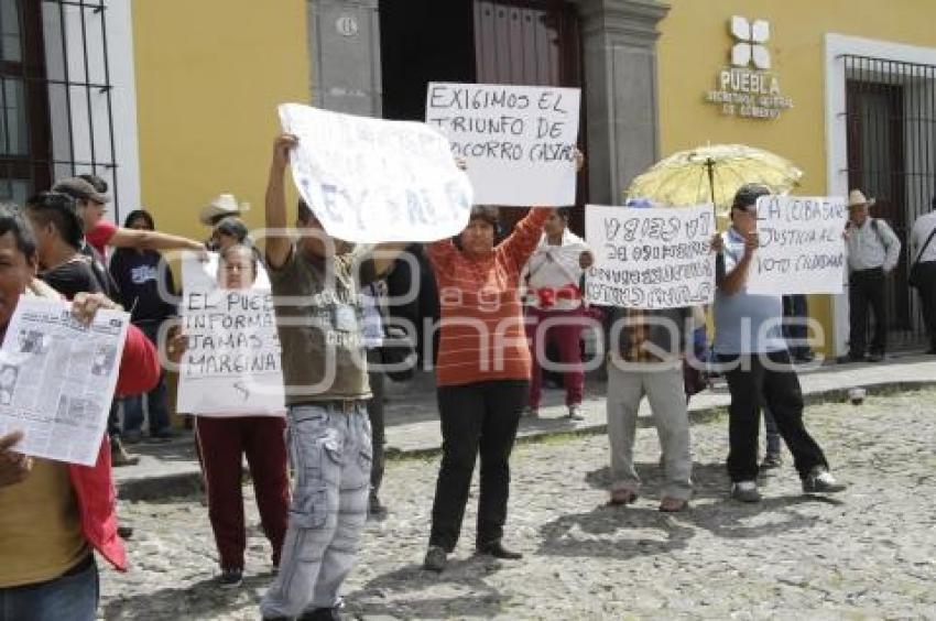 MANIFESTACIÓN CASA AGUAYO