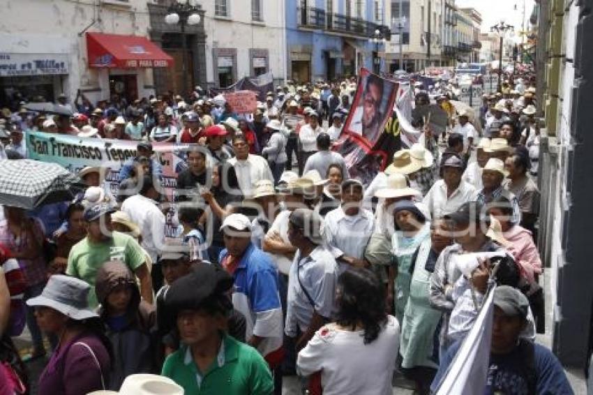 MANIFESTACIÓN JUNTAS AUXILIARES