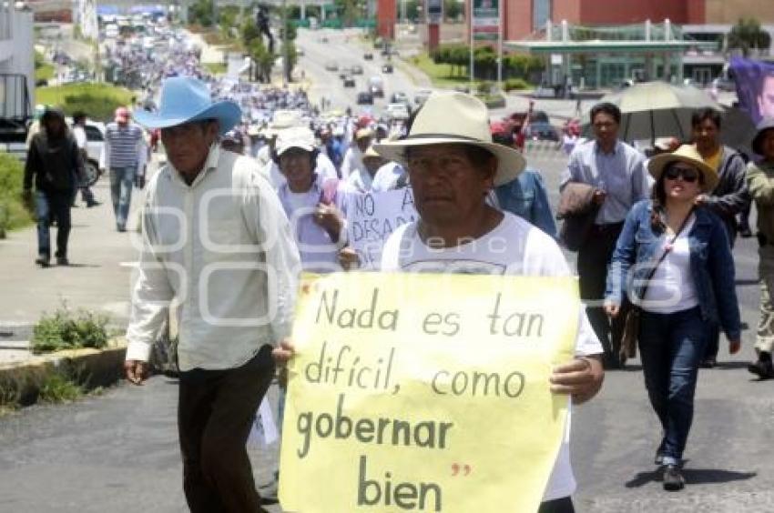 MANIFESTACIÓN JUNTAS AUXILIARES