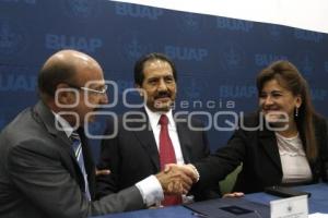 FIRMA DE CONVENIO BUAP E ICATEP