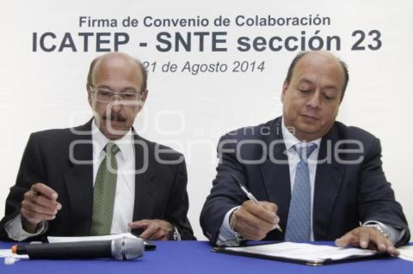 CONVENIO SNTE E ICATEP