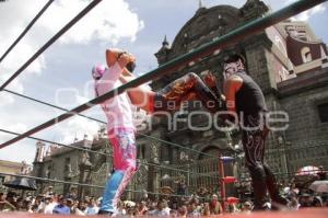 LUCHA LIBRE EN EL ZÓCALO