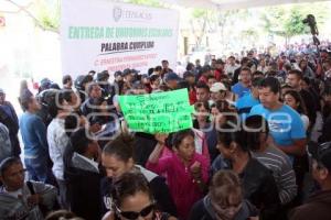 PROTESTA . TEHUACÁN