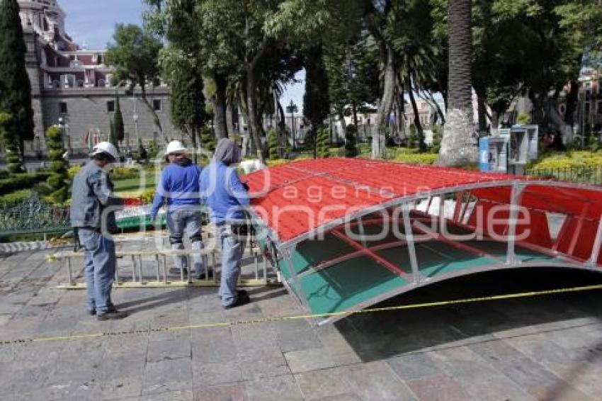 ESTRUCTURA BANDERA . ZÓCALO