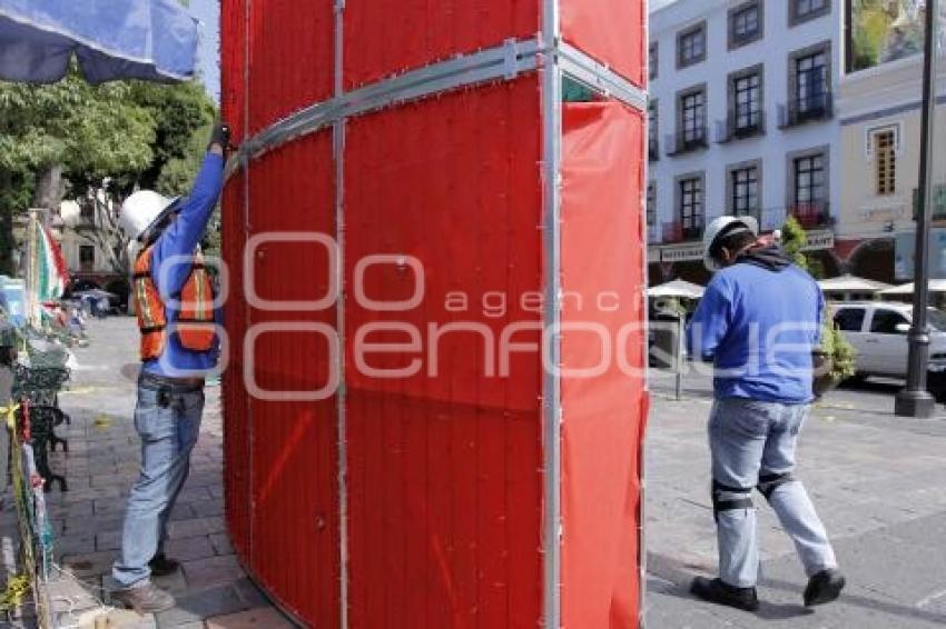 ESTRUCTURA BANDERA . ZÓCALO