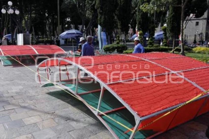 ESTRUCTURA BANDERA . ZÓCALO