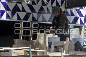 OBRA . ANTIGUA TORRE TELEFÉRICO