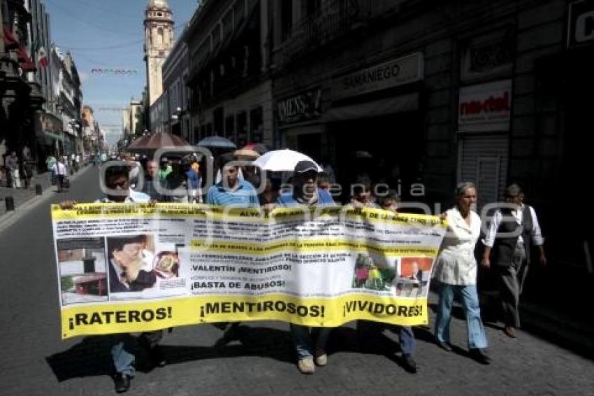 MANIFESTACIÓN FERROCARRILEROS