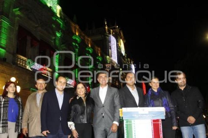 ENCENDIDO DE LUCES PATRIAS