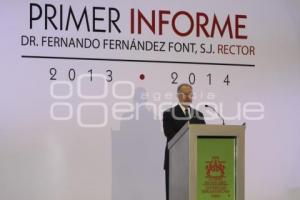 INFORME RECTOR FERNANDO FERNÁNDEZ FONT