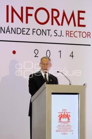 INFORME RECTOR FERNANDO FERNÁNDEZ FONT