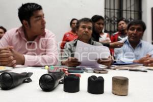 DENUNCIAN USO BALAS DE GOMA . JALPAN