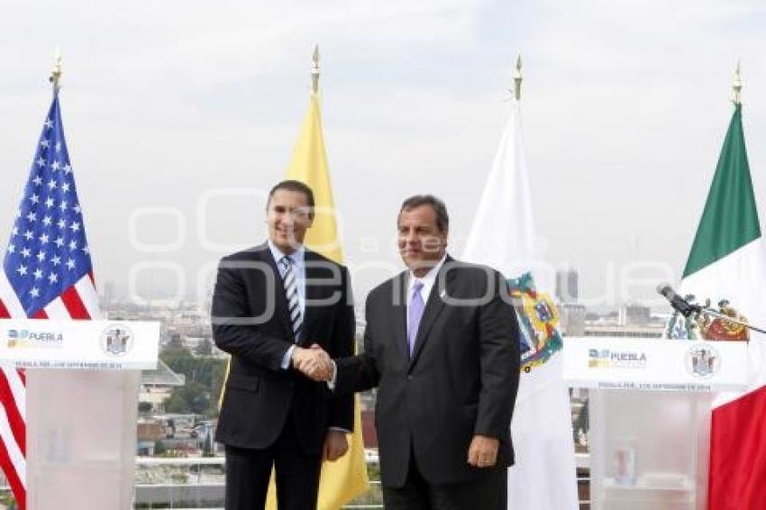 REUNIÓN GOBERNADORES . PUEBLA-NEW JERSEY