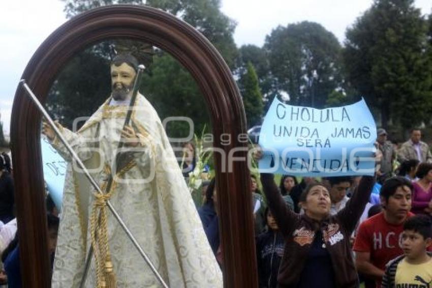 CHOLULA . MANIFESTACIÓN