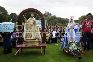 CHOLULA . MANIFESTACIÓN