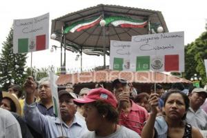 MANIFESTACIÓN . CHOLULA