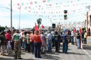 MANIFESTACIÓN . HUEJOTZINGO