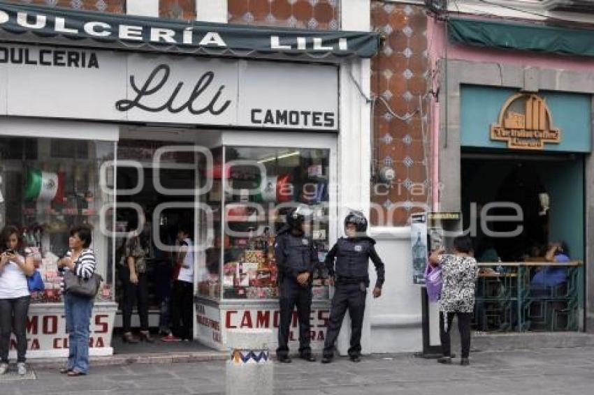 POLICÍAS . CENTRO HISTÓRICO