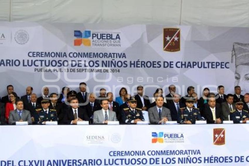 CEREMONIA ANIVERSARIO NIÑOS HÉROES