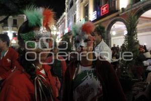 GRITO DE INDEPENDENCIA . ZÓCALO