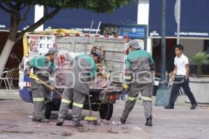 TEHUACÁN . SERVICIO DE LIMPIA