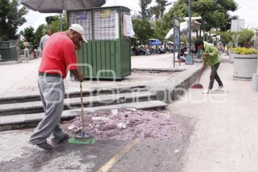 TEHUACÁN . SERVICIO DE LIMPIA