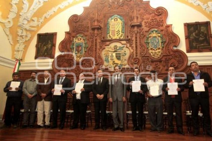 FIRMA DE CONVENIO BUAP - MUNICIPIOS