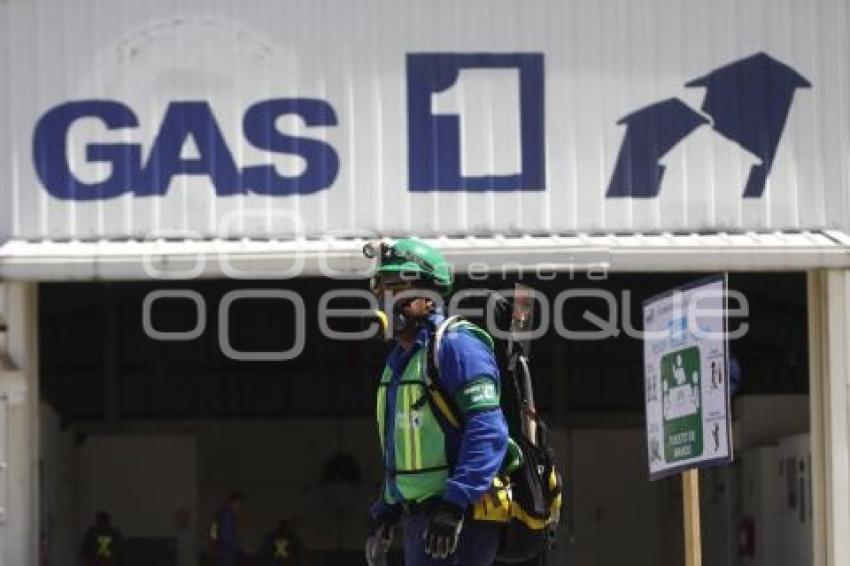 SIMULACRO DE INCENDIO GAS 1