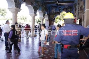 SIMULACRO DE SISMO . TEHUACÁN